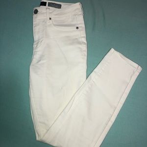 White High Waisted Jeggings